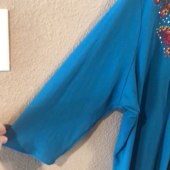 - Quacker Factory Butterfly Top in Size 2x - Picture 7 of 16